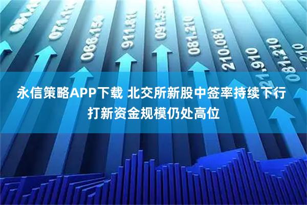 永信策略APP下载 北交所新股中签率持续下行 打新资金规模仍处高位