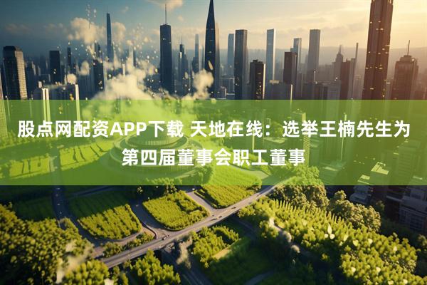股点网配资APP下载 天地在线：选举王楠先生为第四届董事会职工董事